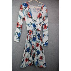 7th Ray Anthropologie Floral Long Sleeve Midi Dress-Size Medium-Cottagecore